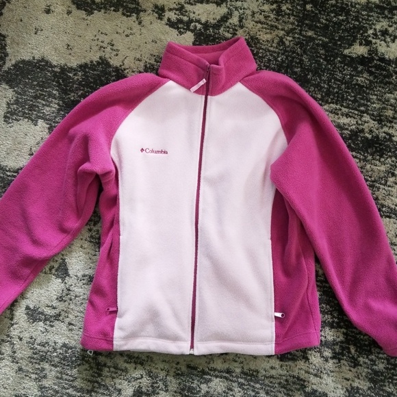 Columbia Jackets & Blazers - HP💕 Columbia • Colorblock Zip-up Fleece Jacket